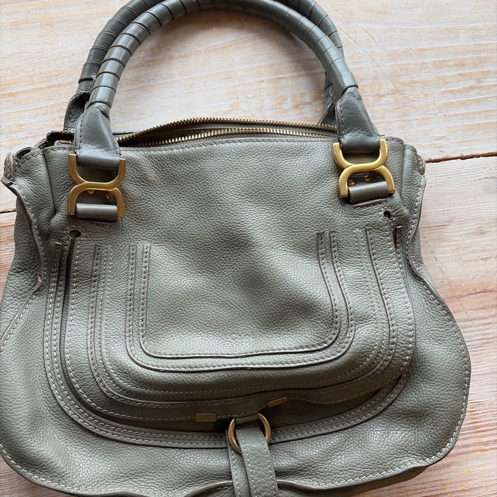 Chloe Marcie Bag in Gray